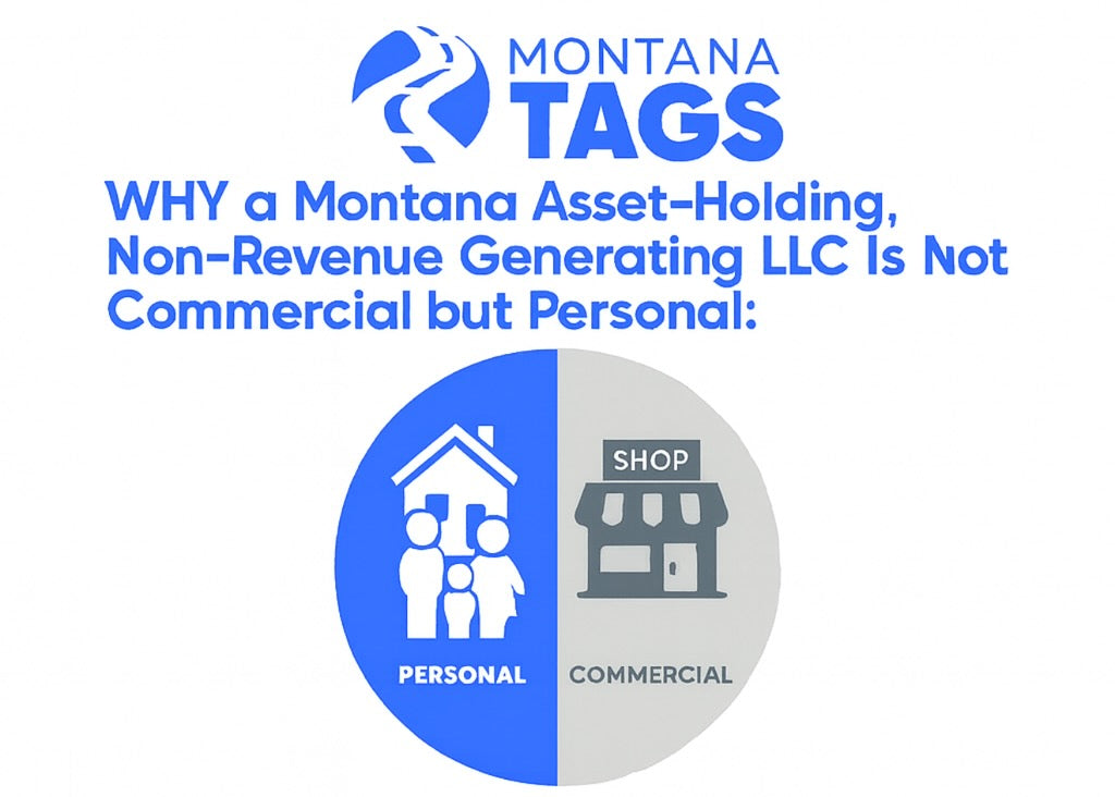 Understanding Montana Asset-Holding LLCs: Why They Are Personal, Not Commercial