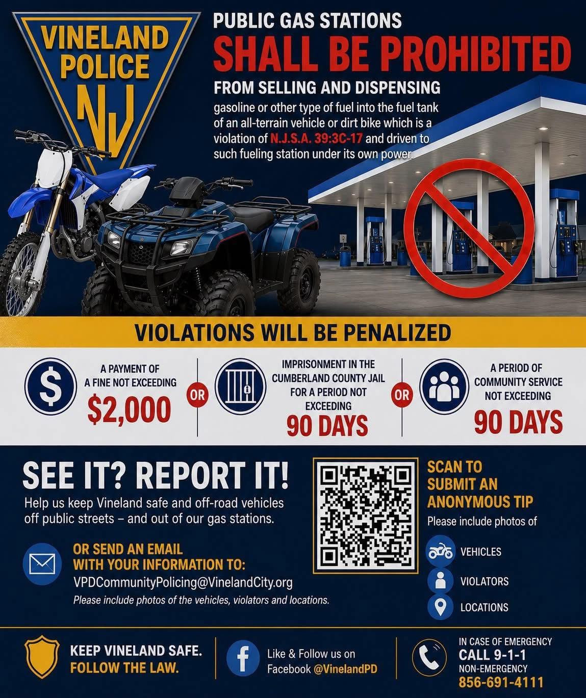VINELAND, NJ - 🚨 PUBLIC SAFETY OR PUBLIC CONFUSION? 🚨