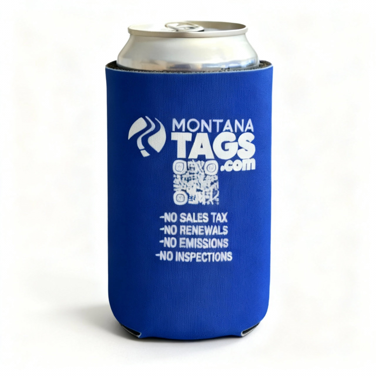 Montana Tags Beverage Koozie