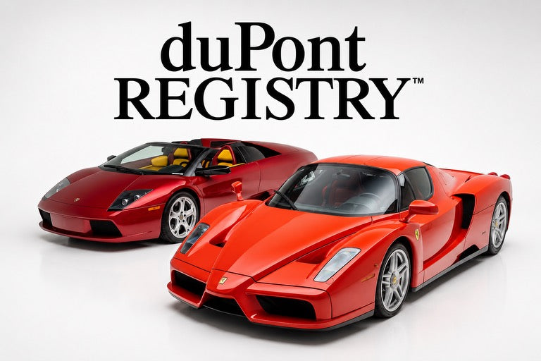 The REGISTRY Report: One-Off Rosso Dino Ferrari Enzo and Lamborghini Murciélago Roadster Set New World Records