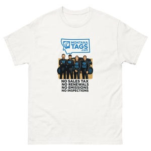 Montana Tags - Off-road Adventure Awaits - T-Shirt